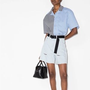 Frankie Shop Arlet high-rise denim shorts NWT